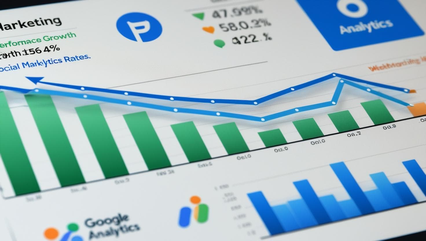 Digital strategy session with charts and a roadmap